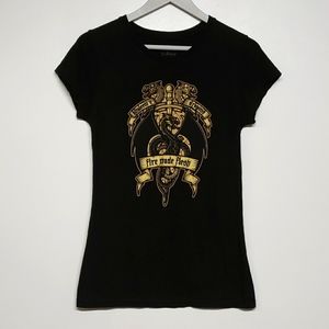 Tee Fury Graphic T shirt Women's Size Medium Black